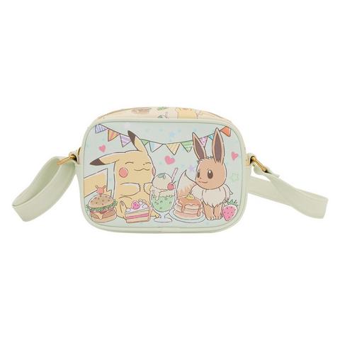 Loungefly Pokemon Cafe Pikachu and Eevee Food Camera Crossbody Bag Exclusivité Games Zone